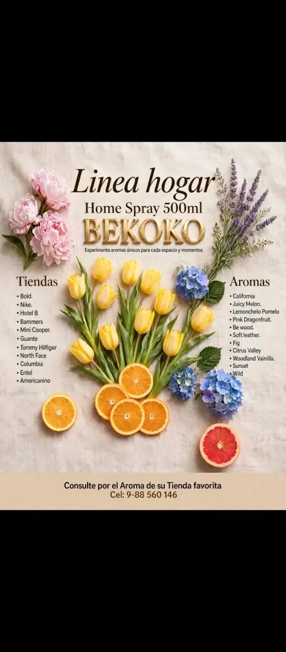 Spray aromatizante para el hogar Bekoko 500ml - 1