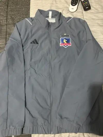 Chaqueta deportiva Adidas Colo-Colo gris XL - miniatura 1