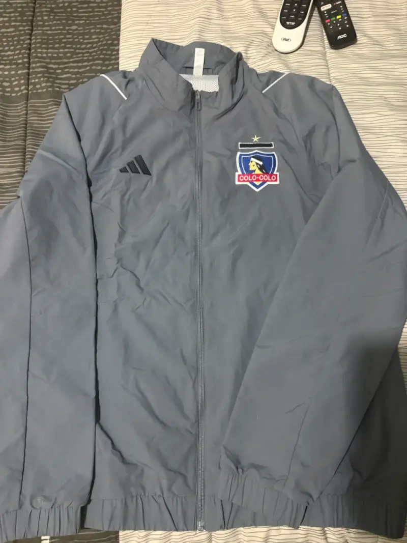 Chaqueta deportiva Adidas Colo-Colo gris XL - 4