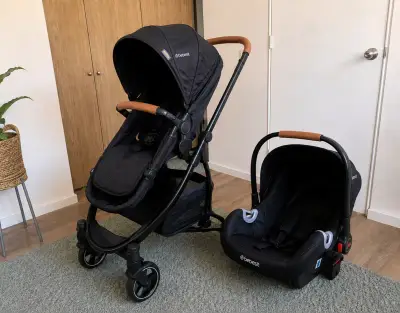 Coche Travel System Bebesit Alfa Negro - miniatura 1