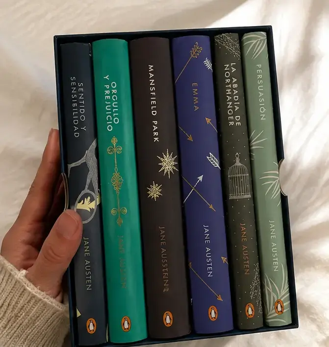 Colección de libros de Jane Austen en caja - 1