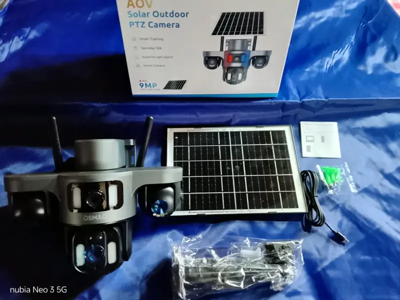 Cámara de Seguridad Solar PTZ AOV Osmao - 3