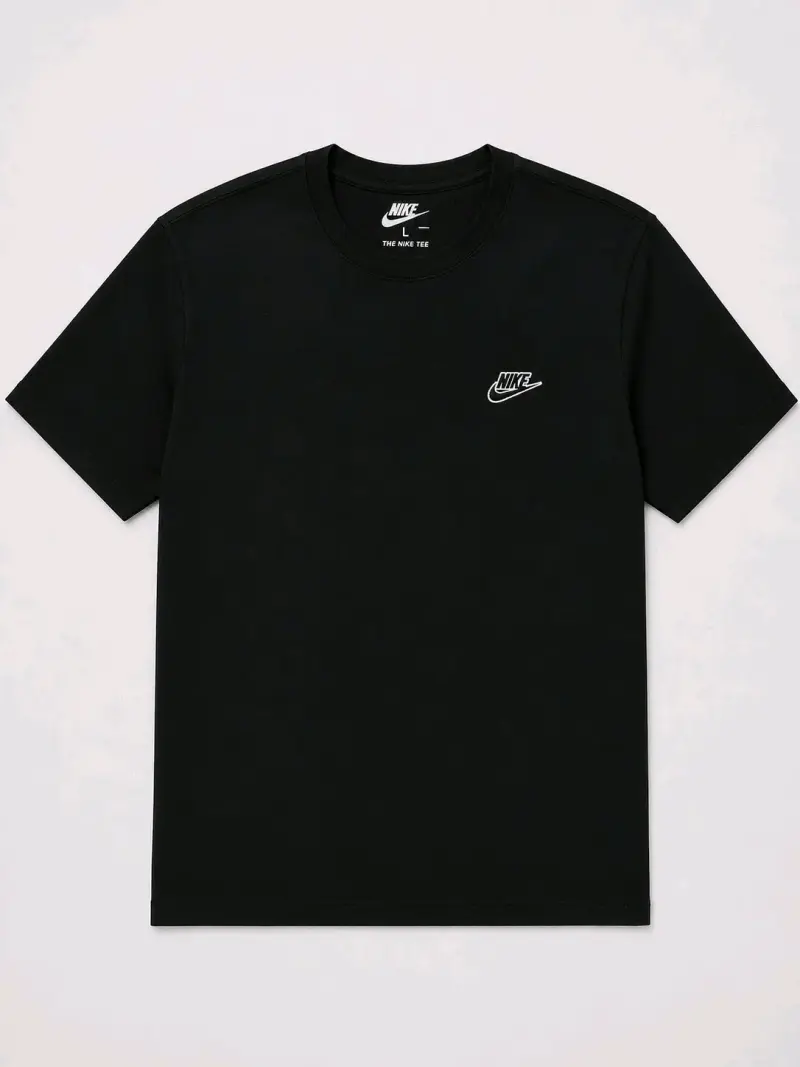 Polera negra Jordan con logo bordado - 2