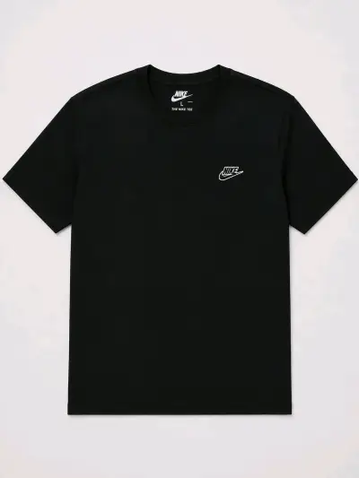 Polera negra Jordan con logo bordado - miniatura 2