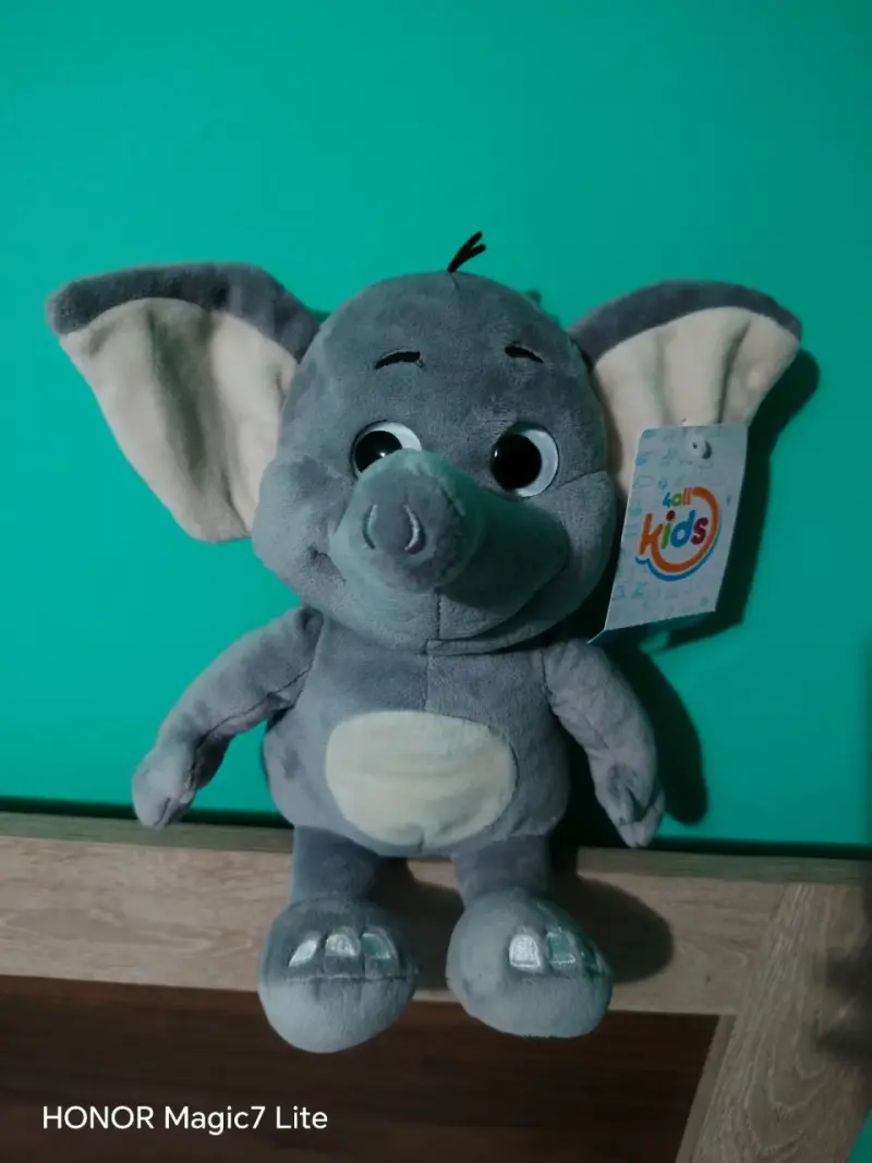 Peluche Elefante jumbo Gris para Niños