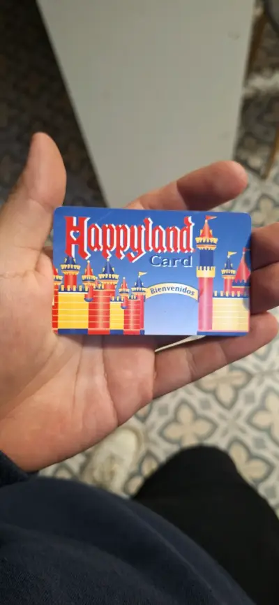 Tarjeta  Happyland vintage - miniatura 1