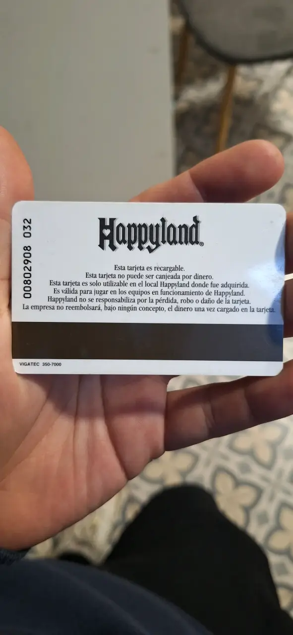 Tarjeta  Happyland vintage - 2