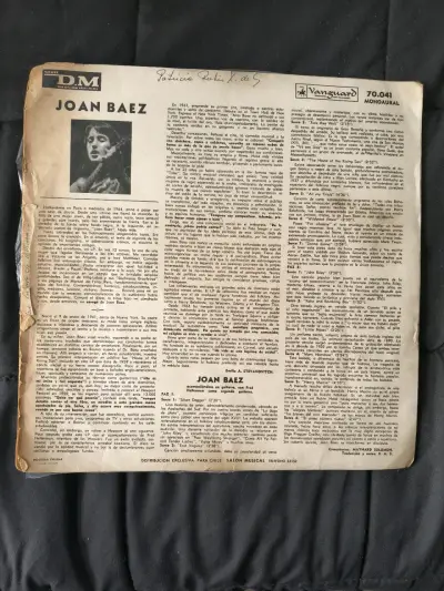 Vinilo Joan Baez Vanguard Edición Vintage - miniatura 2