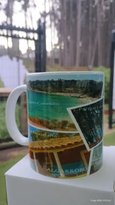 Taza de cerámica con diseño de Algarrobo - miniatura 1