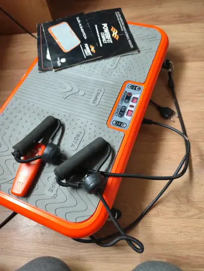 Plataforma Vibratoria Powerfit Compact Naranja - miniatura 1