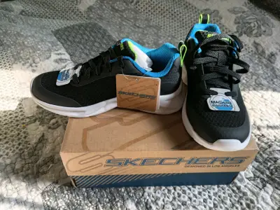 Zapatillas deportivas para niños Skechers negras - miniatura 2