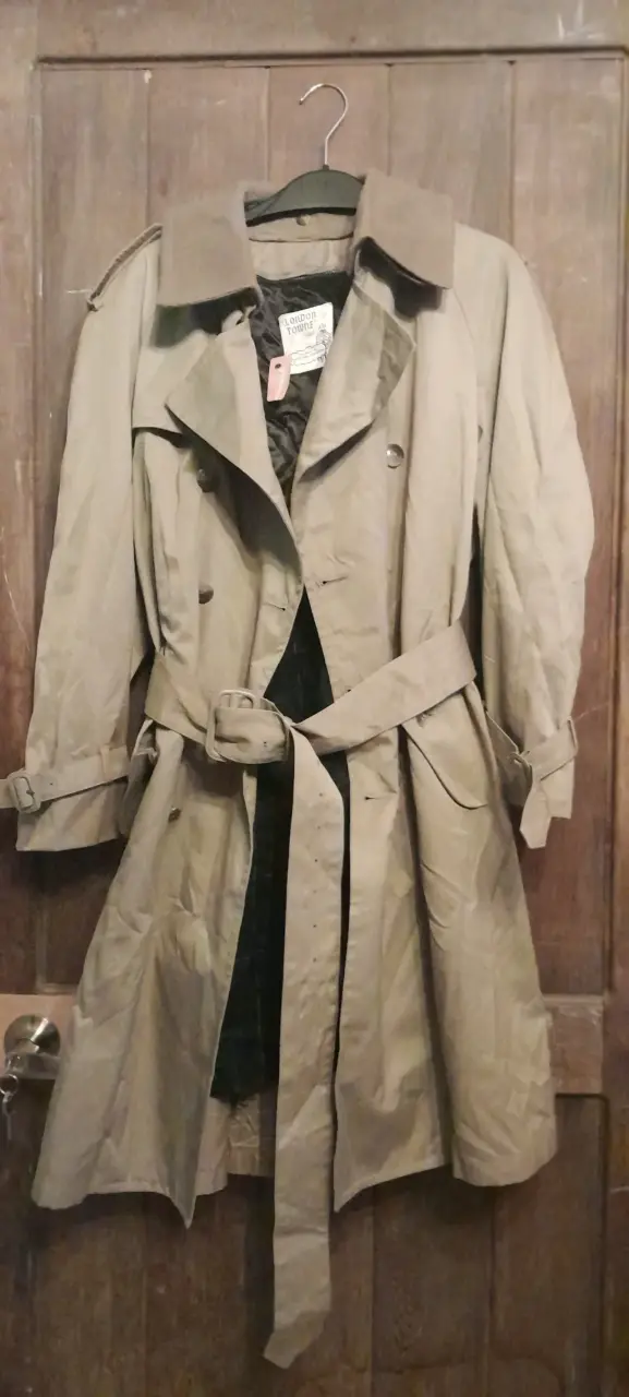 Abrigo trench coat beige London Towne - 1