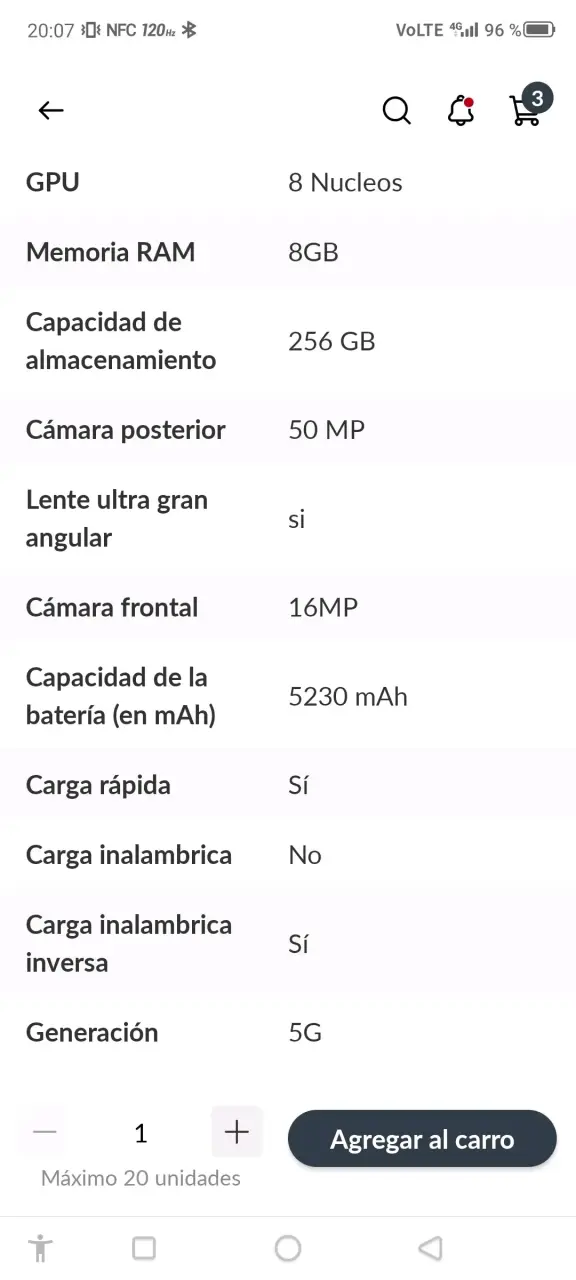 ZTE Nubia Neo 3 5G 256GB Amarillo - 2