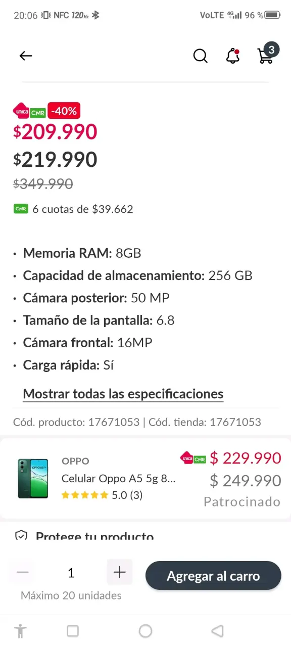 ZTE Nubia Neo 3 5G 256GB Amarillo - 3