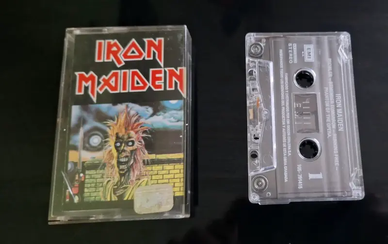 Cassette de música Iron Maiden EMI