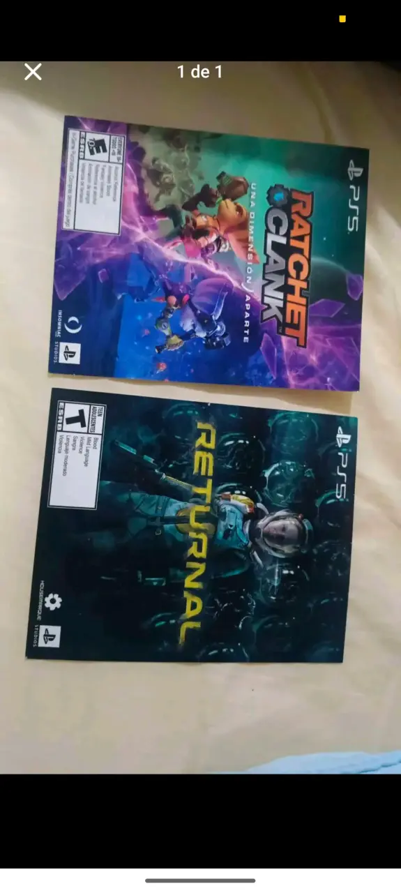 Juegos PS5 Ratchet & Clank y Returnal