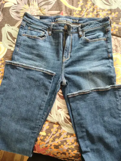 Jeans American Eagle Azul bot cut - miniatura 1
