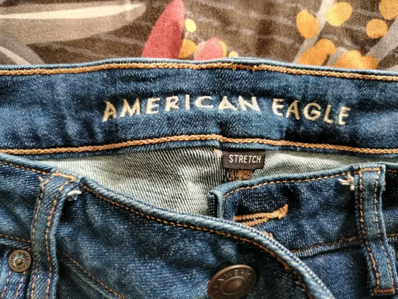 Jeans American Eagle Azul bot cut - 2