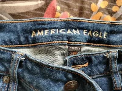 Jeans American Eagle Azul bot cut - miniatura 2