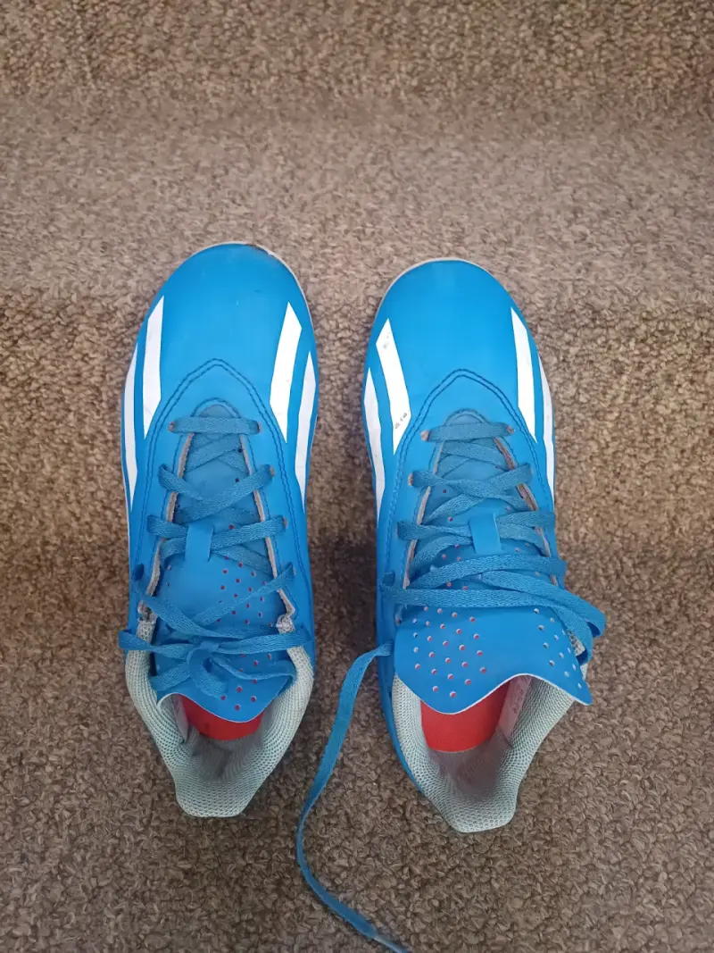 Zapatos de fútbol Adidas azules talla 37 - 2