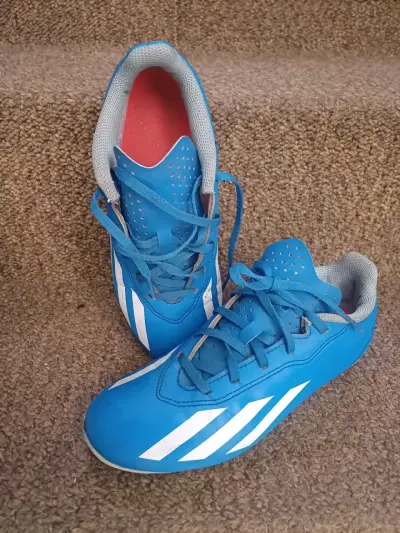 Zapatos de fútbol Adidas azules talla 37 - miniatura 3