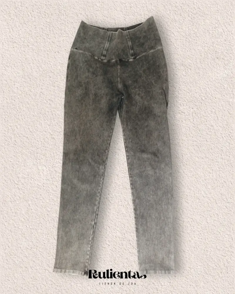 Jeans faja para mujer en dos colores talla M - 2