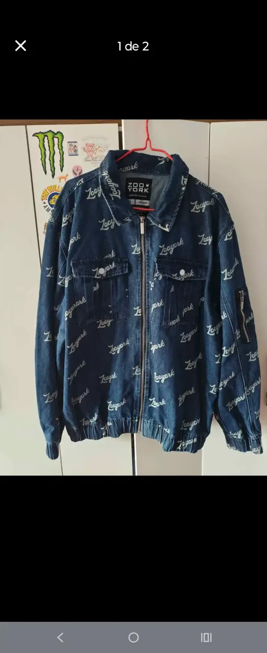 Chaqueta de mezclilla Zoo York con diseño estampado - 1