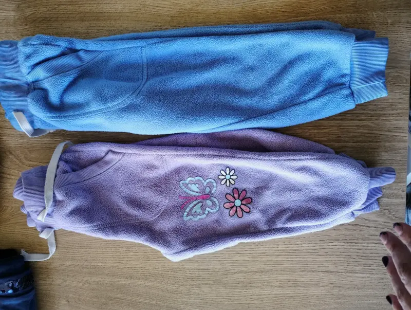 Pantalones de polar para niños en colores pastel - 3
