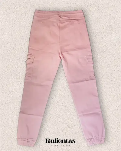 Conjunto de Top Gris y Pantalón Rosado para Mujer - miniatura 5