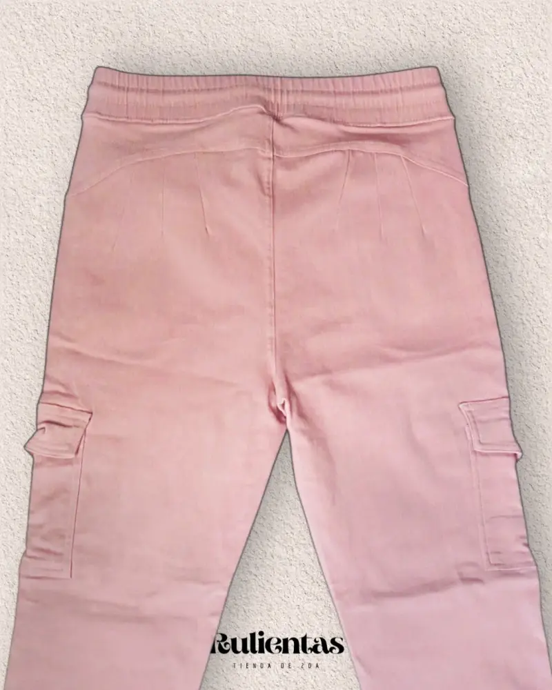 Conjunto de Top Gris y Pantalón Rosado para Mujer - 6