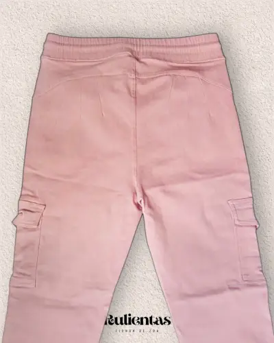 Conjunto de Top Gris y Pantalón Rosado para Mujer - miniatura 6