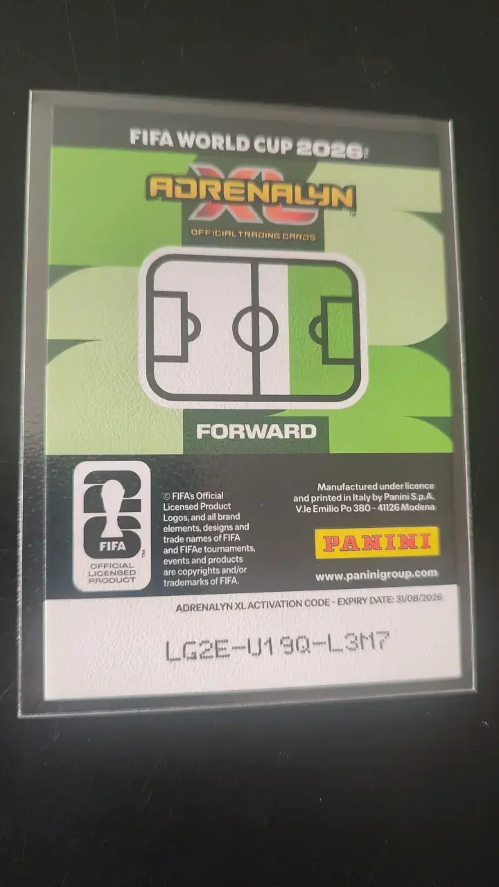 Tarjeta coleccionable Lionel Messi Panini Gold - 2