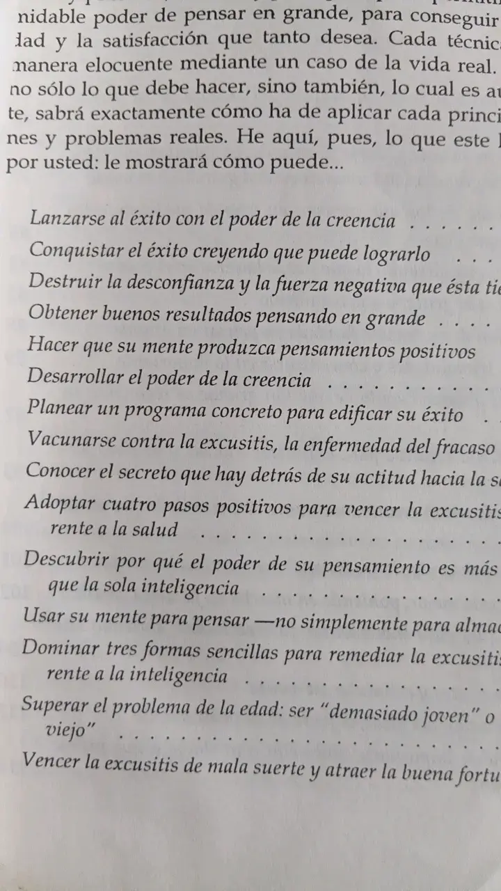 Libro Pensar en Grande de David J. Schwartz - 3