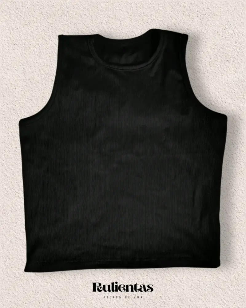 Conjunto de top y jeans negros para mujer - 2