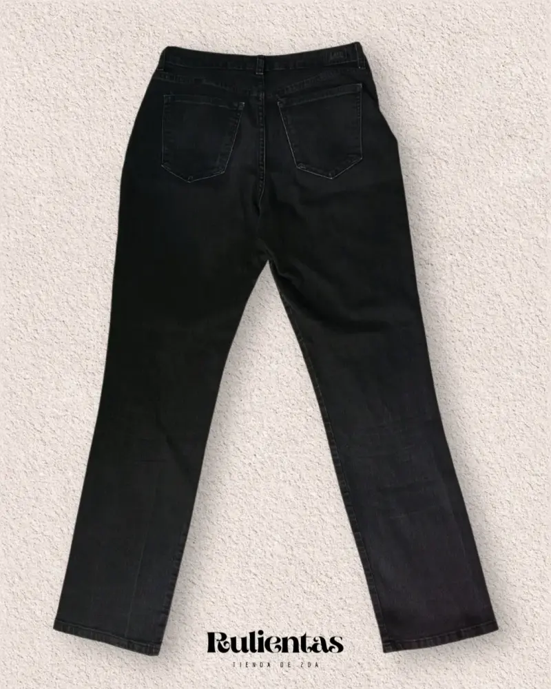 Conjunto de top y jeans negros para mujer - 5