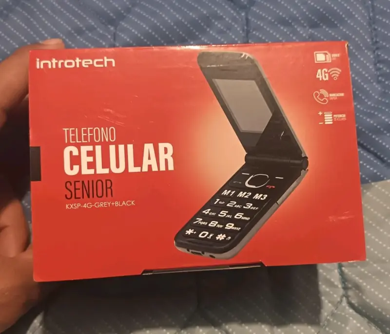 Teléfono celular senior Introtech 4G con cámara - 2