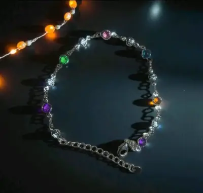 Pulsera de plata 925 con colores - miniatura 4