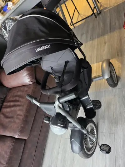 Triciclo para niños Lubabycas con toldo - miniatura 1
