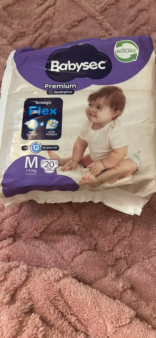 Pañales Babysec Premium Flex Talla M 20 Unidades