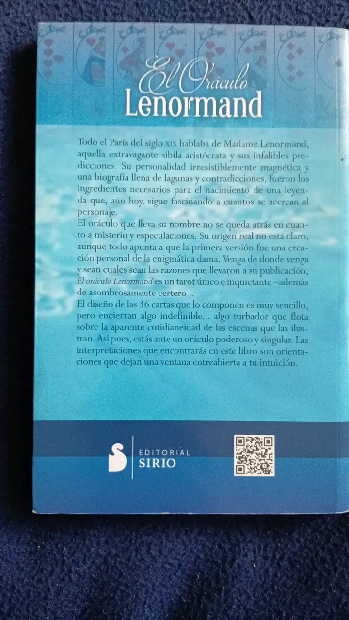 Libro El Oráculo Lenormand de Martina J. Gabler - 2