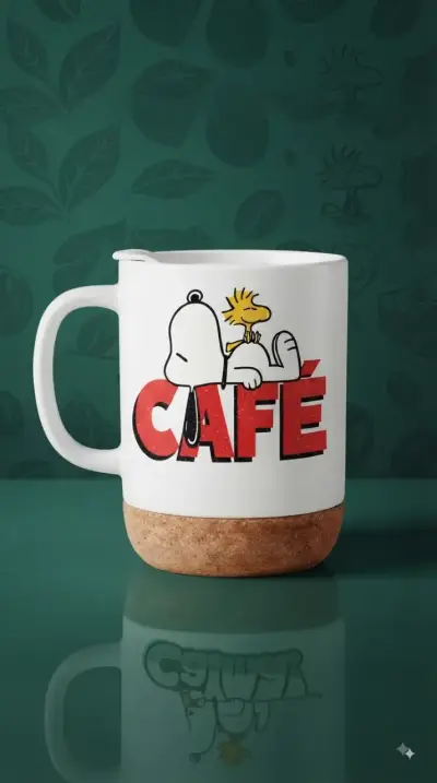 Tazas de Cerámica con Base de Corcho - miniatura 1
