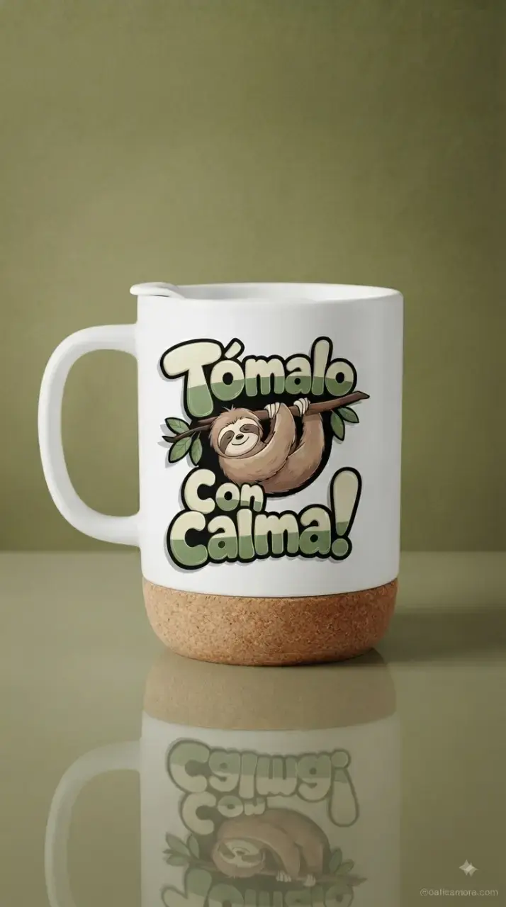 Tazas de Cerámica con Base de Corcho - 2