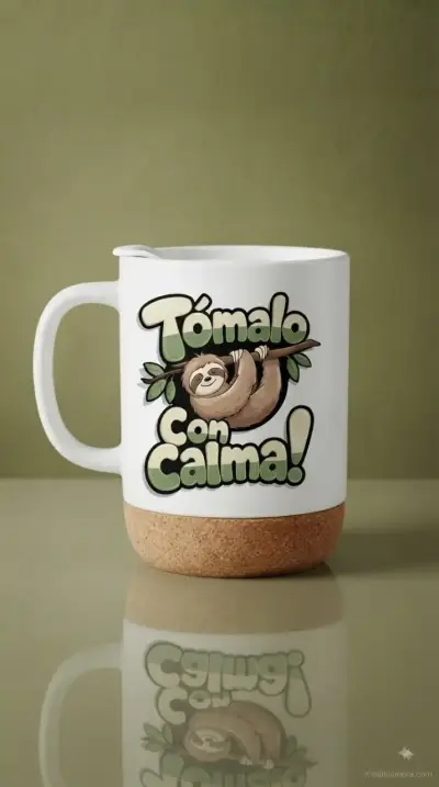 Tazas de Cerámica con Base de Corcho - miniatura 2