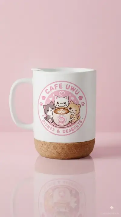 Tazas de Cerámica con Base de Corcho - miniatura 5