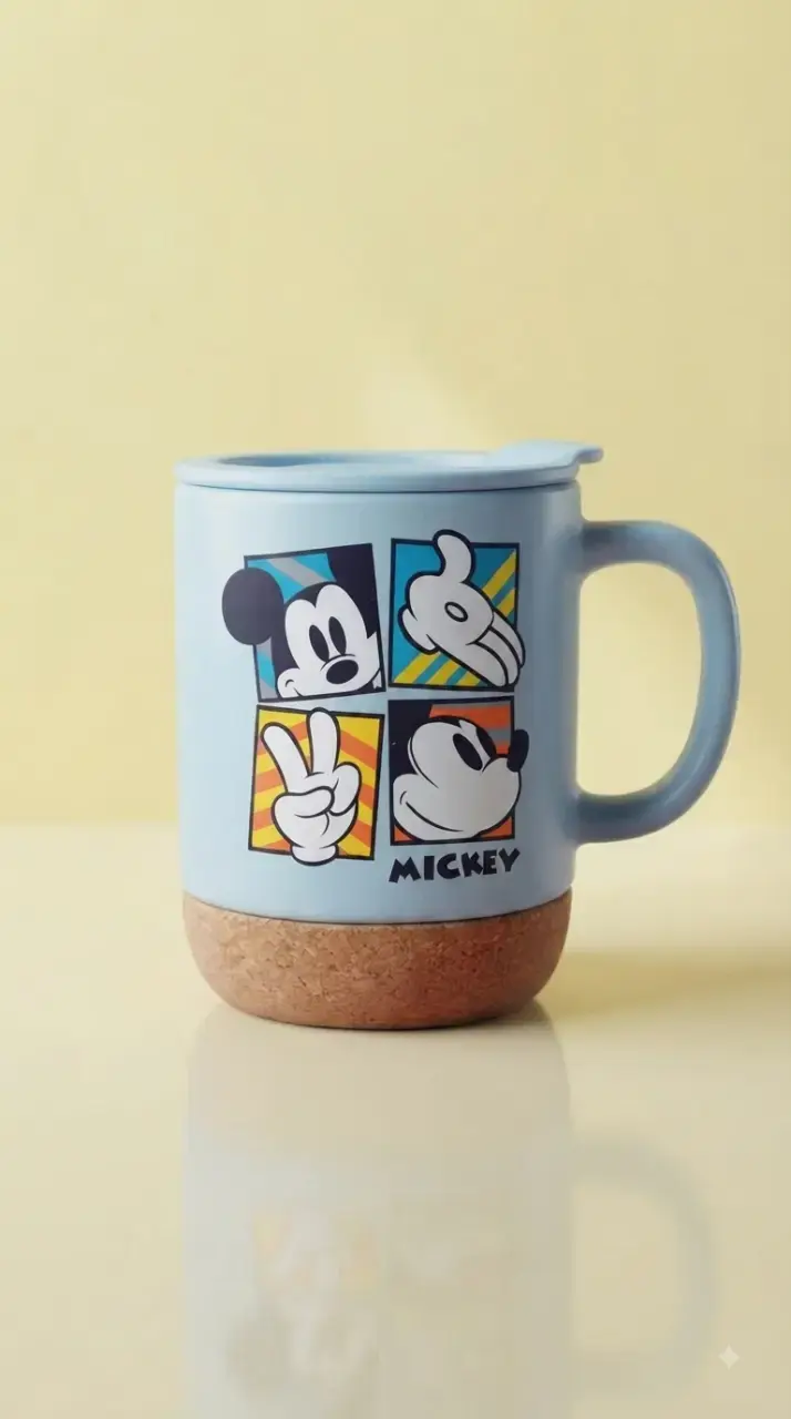 Tazas de Cerámica con Base de Corcho - 6