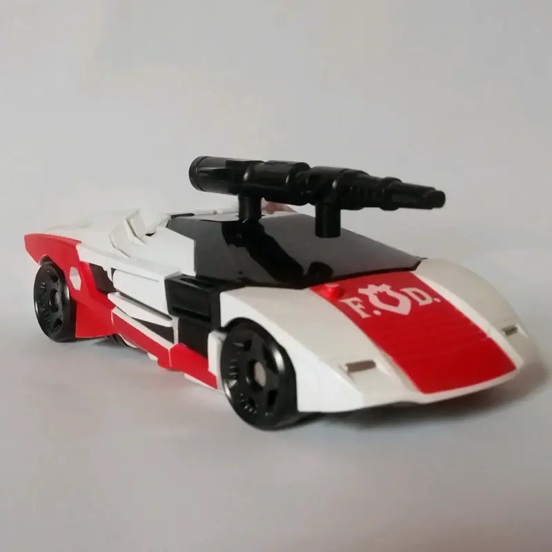 Figura de acción transformable F.O.D. rojo y blanco - 2