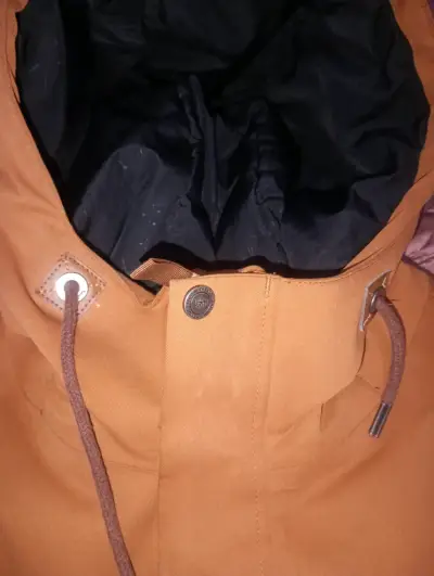 Parka lippi impermeable marrón taya L - miniatura 1