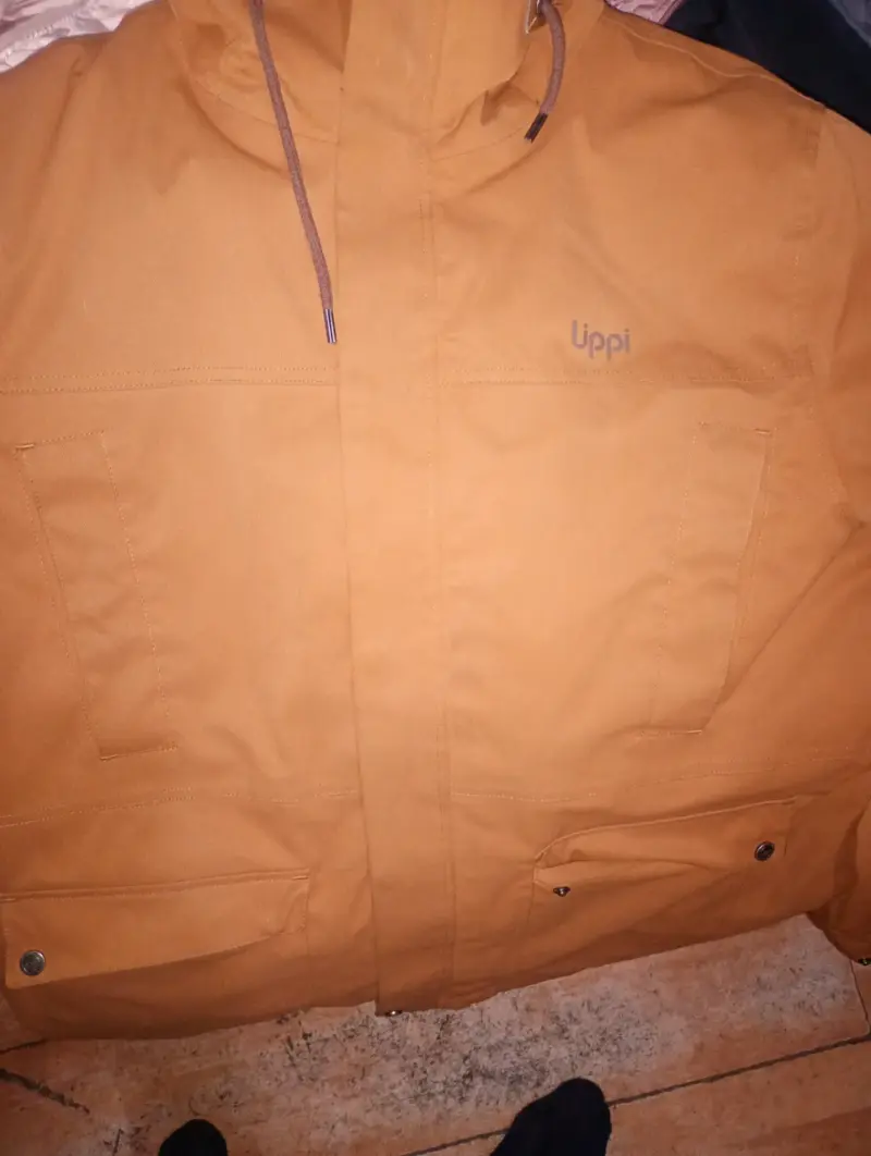 Parka lippi impermeable marrón taya L - 2