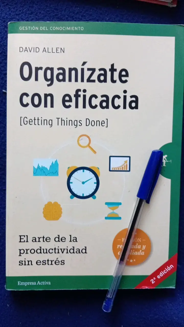 Libro Organízate con Eficacia de David Allen - 1