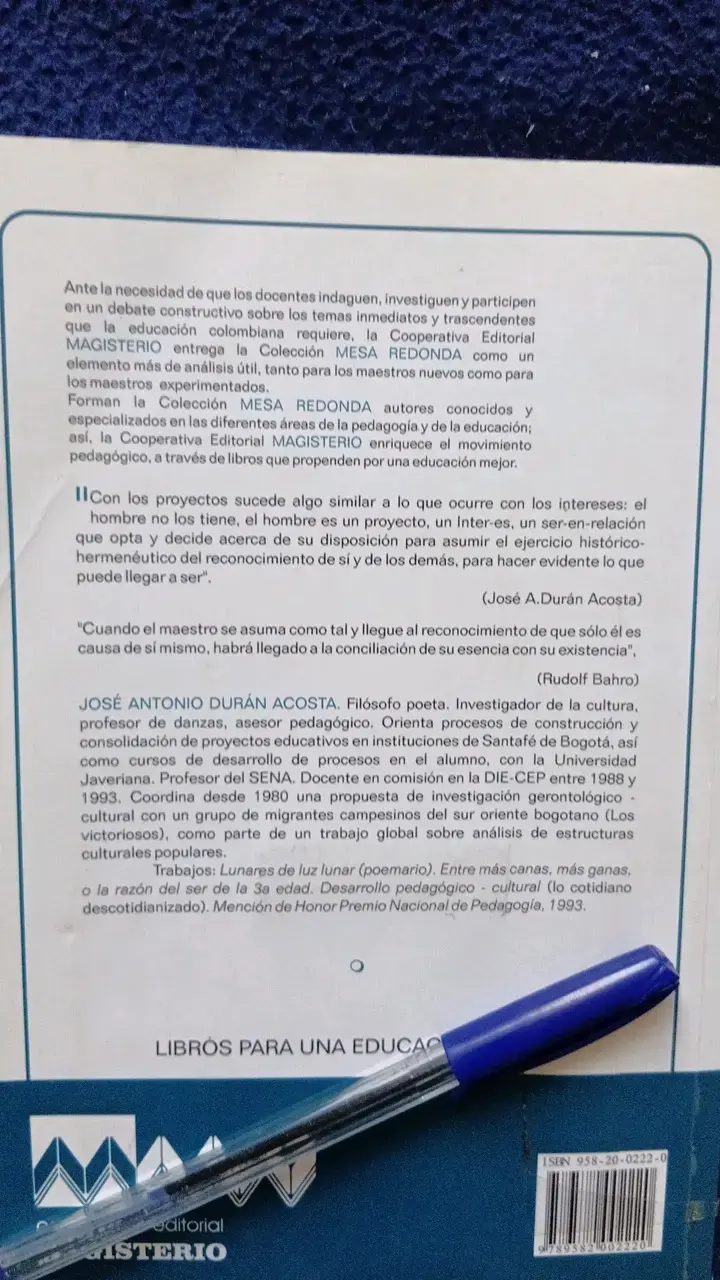Libro El Proyecto Educativo Institucional de José Antonio Durán Acosta - 2